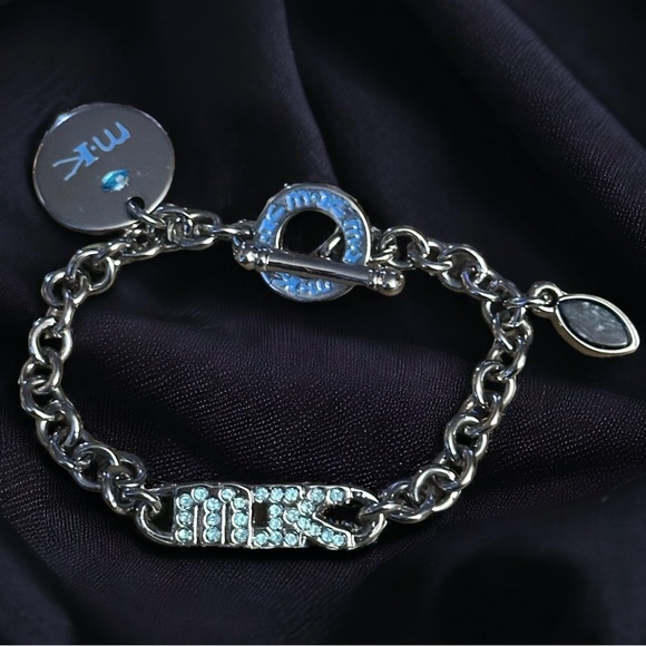 Michael Kors rhinestone toggle bracelet - Picture 1 of 8